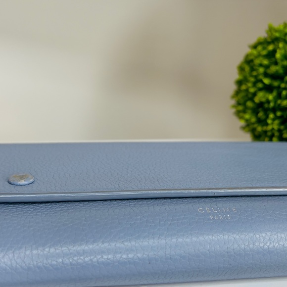100% authentic Celine blue leather wallet - Picture 13 of 16